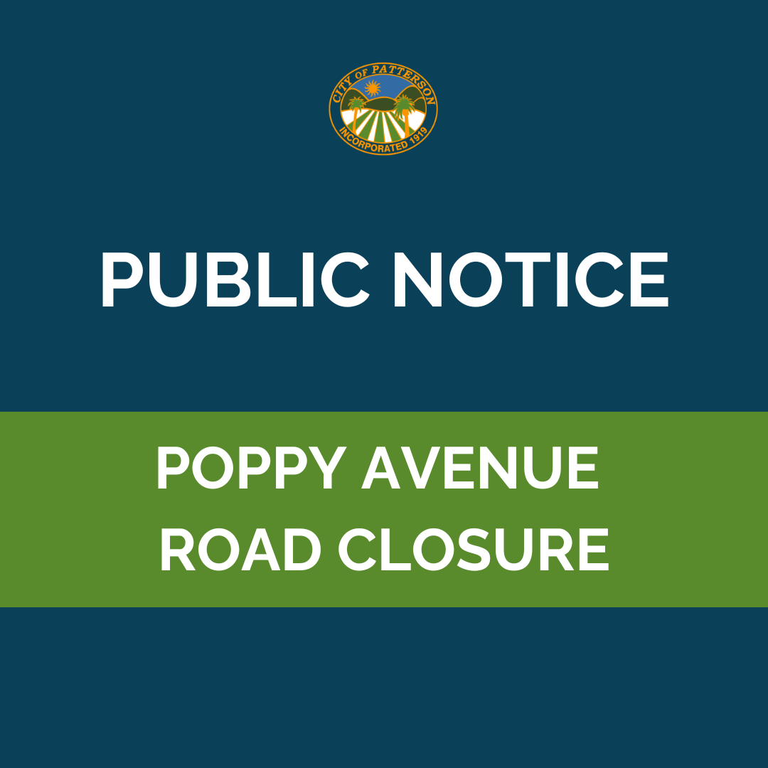 Public Notice- Poppy Avenue Road Closure December 2025